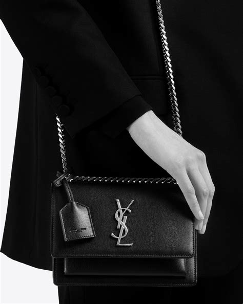 ysl small sunset monogram bag|ysl monogram bag review.